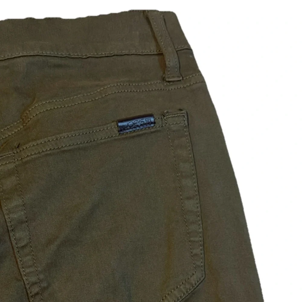Joe’s Kinetic Brixton stretch Straight Olive Green Jeans  Size 30X32 Great Cond - Picture 5 of 10